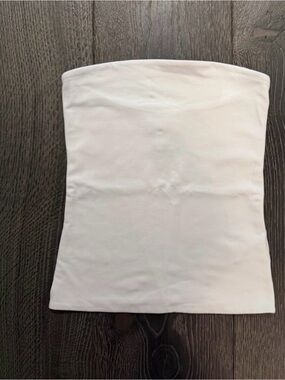 Aritzia White Strapless Tube Camisole